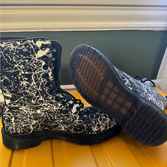 Doc martens paint splatter boots size 39 / US 8 - Picture 4 of 6